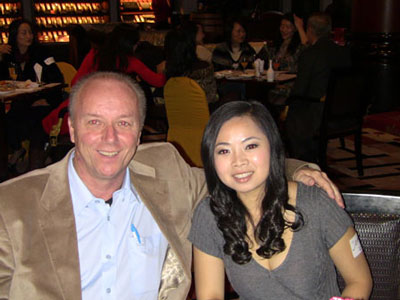 An American man dating a Shenzhen woman