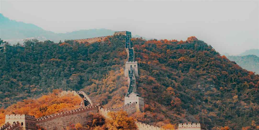 A photo of the Great Wall of China